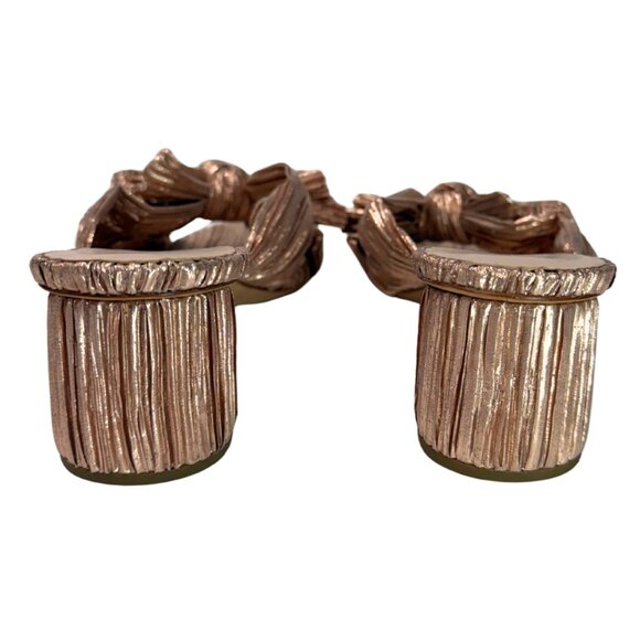 $395 Loeffler Randall rose gold mules size 11 / eu 42 - Picture 6 of 7